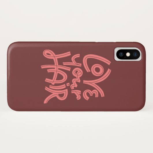 Liefde je haar Case-Mate iPhone case (Achterkant (horizontaal))