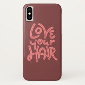 Liefde je haar Case-Mate iPhone case (Achterkant)