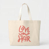 Liefde je haar grote tote bag (Voorkant)
