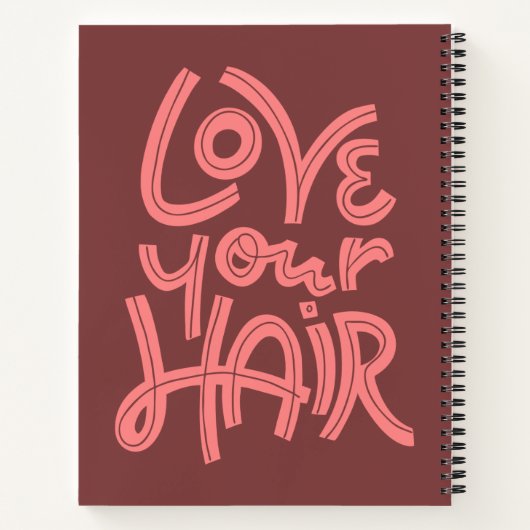 Liefde je haar notitieboek (Achterkant)