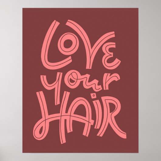 Liefde je haar poster (Voorkant)