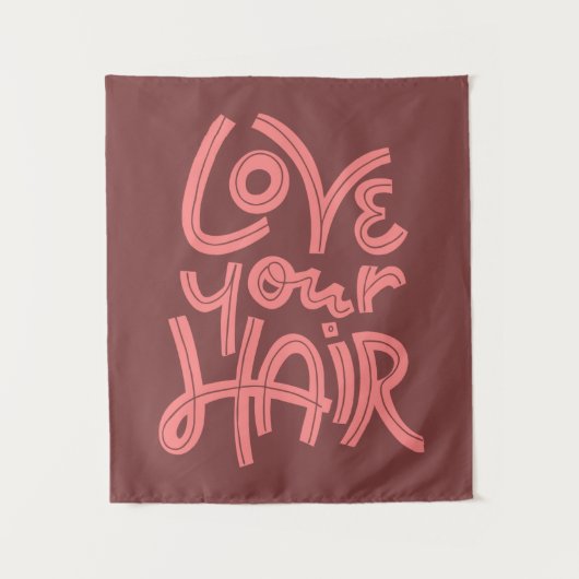 Liefde je haar wandkleed (Voorkant)