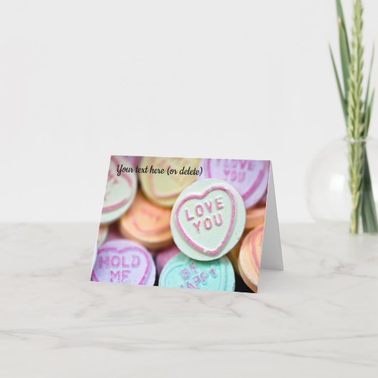 "Liefde je" Liefde hart snoeit Wenskaart Bedankkaart (Voorkant)