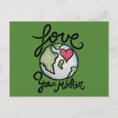 Liefde je moeder aarde briefkaart (Voorkant)