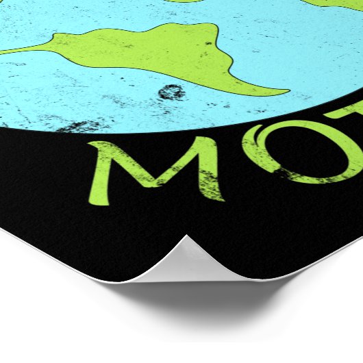 Liefde je moeder aarde dag poster (Hoek)