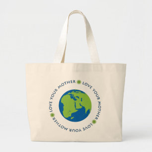 Liefde je moeder (Aarde) Grote Tote Bag