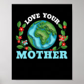 Liefde je moeder aarde milieubescherming poster (Voorkant)