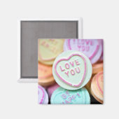 'Liefde je' Stil het liefdeshart Magnet (Voorkant / Achterkant)