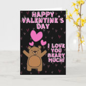 Liefde je veel grappige Valentijn kaart (Gele Bloem)