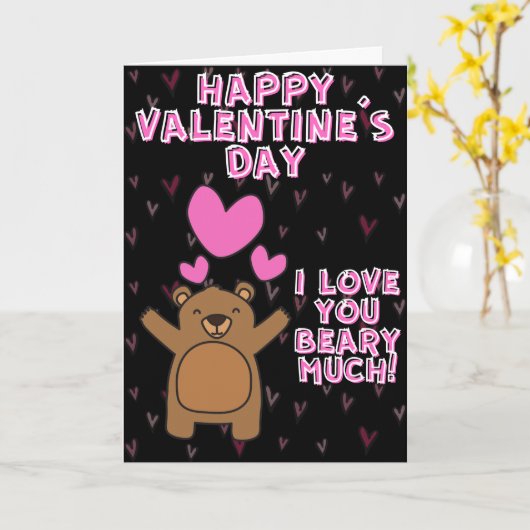 Liefde je veel grappige Valentijn kaart (Gele Bloem)