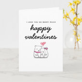 Liefde je veel hart voor gelukkige Valentijnsdag Kaart (Gele Bloem)