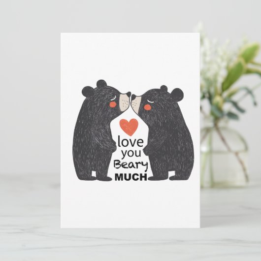 Liefde je veel kaart (Staand voorkant)