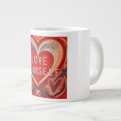 Liefde je zelf grote koffiekop (Voorkant rechts)