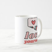 Liefde je zelf koffiemok (Voorkant rechts)