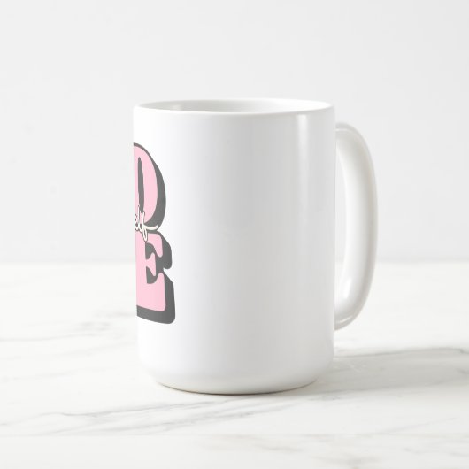 Liefde je zelf koffiemok (Voorkant rechts)