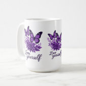 Liefde je zelf koffiemok (Voorkant links)