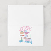 Liefde je zelf plaatskaartje (Buitenkant ongevouwen)