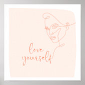 Liefde je zelf poster (Voorkant)