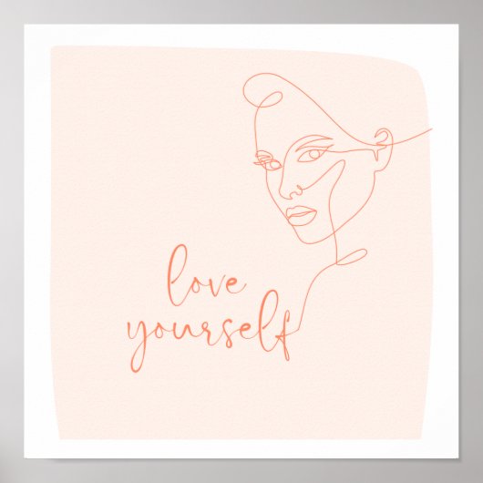 Liefde je zelf poster (Voorkant)