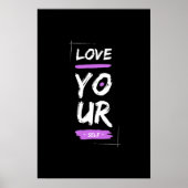 Liefde je zelf poster (Voorkant)