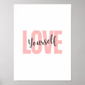 Liefde je zelf poster (Voorkant)