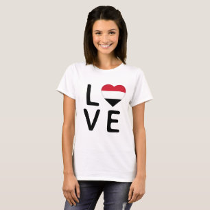 Liefde - Jemen vlag T-shirt