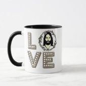 Liefde Jesus Coffee Mok, Religieuze Christelijke M Mok (Links)
