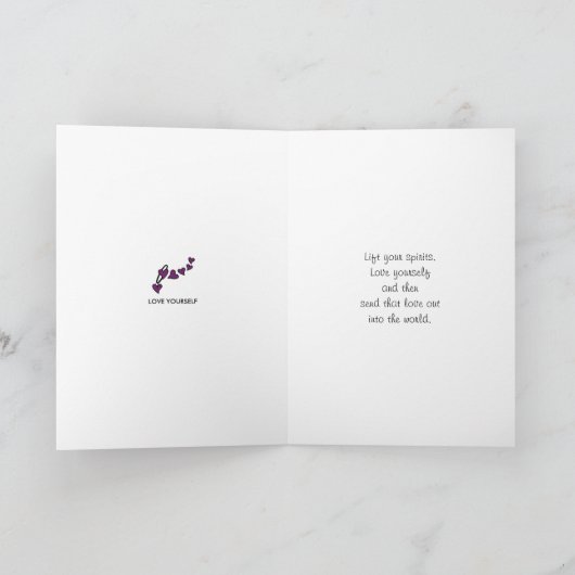 Liefde jezelf_A_Greeting Kaart (Binnen)