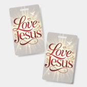 Liefde Jezus Badge (Voor- en achterkant)