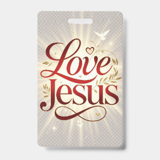 Liefde Jezus Badge