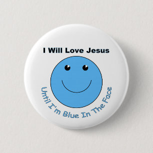 Liefde Jezus gezicht Ronde Button 5,7 Cm
