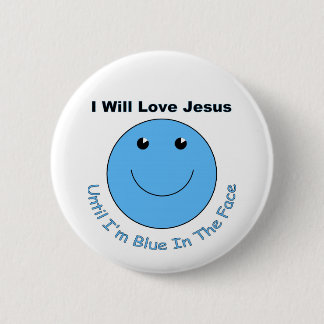 Liefde Jezus gezicht Ronde Button 5,7 Cm