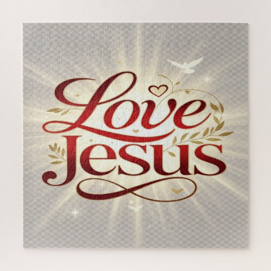 Liefde Jezus Legpuzzel (Verticaal)