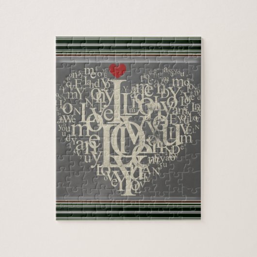 Liefde Jigsaw Puzzel (Verticaal)