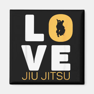 Liefde Jiu Jitsu Judo Vechtkunst Braziliaans Bjj Magneet