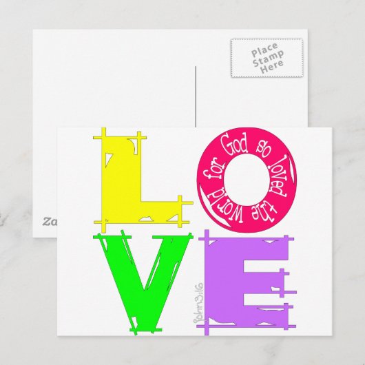 Liefde john316 briefkaart (Voorkant / Achterkant)