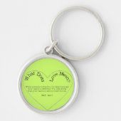 Liefde Jouw naam Sleutelhanger (Voorkant)