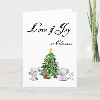 Liefde & Joy met Kerstmis - KAART