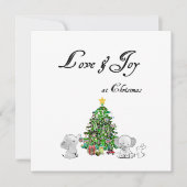 Liefde & Joy met Kerstmis - KAART (Voorkant)