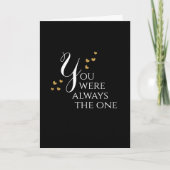 Liefde Jubileum Valentijn bruiloft liefde haar hem Kaart (Voorkant)