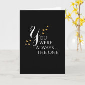 Liefde Jubileum Valentijn bruiloft liefde haar hem Kaart (Gele Bloem)