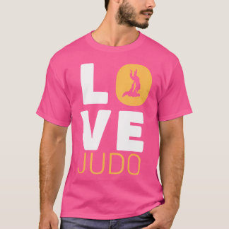 Liefde Judo Japanse Martial Art Judo T-shirt