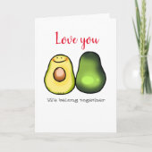 Liefde jullie avocado's kaart (Voorkant)