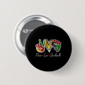 Liefde Juneteenth Black Pride Vrijheid 4th van jul Ronde Button 5,7 Cm (Voorkant /achterkant)