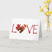 Liefde Kaart (Gele Bloem)