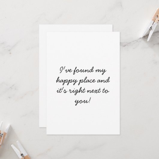 Liefde kaart (Voorkant / Achterkant in situ)