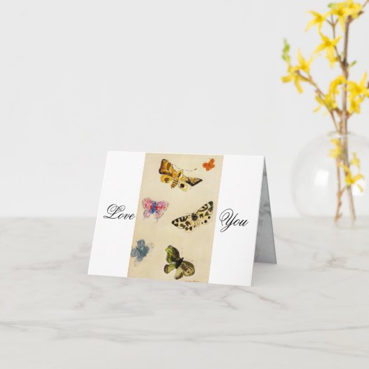 Liefde Kaart (Gele Bloem)