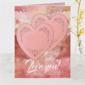 Liefde Kaart (Gele Bloem)