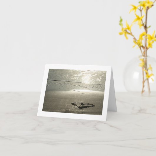 Liefde Kaart (Gele Bloem)