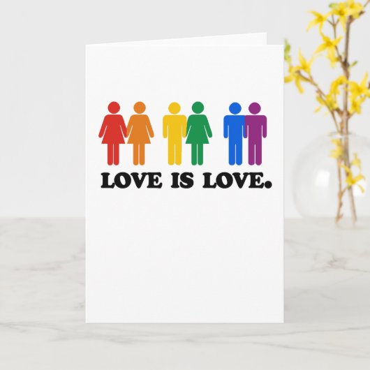 Liefde Kaart (Gele Bloem)